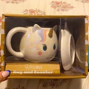 Unicorn Coffee Mug & Coaster